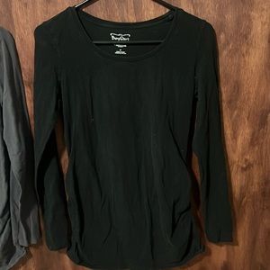 Maternity shirt, black bumpstart